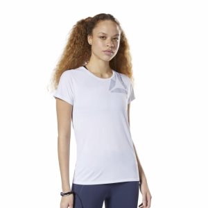 Reebok ACTIVCHILL Graphic T Shirt Damen - Weiß - DE 721-LRO